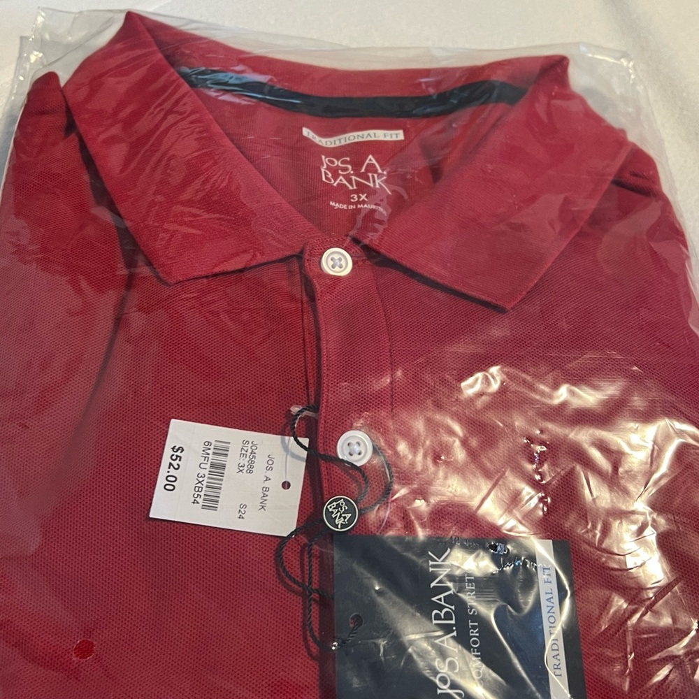 Jos. A. Bank Classic Red Polo Shirt